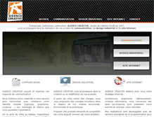 Tablet Screenshot of agence-creative.com